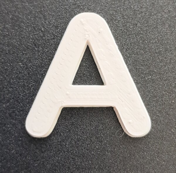 Buchstabe A 20x20x2mm