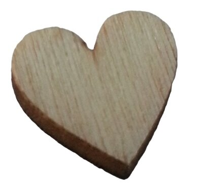 Holz Herz 8mm
